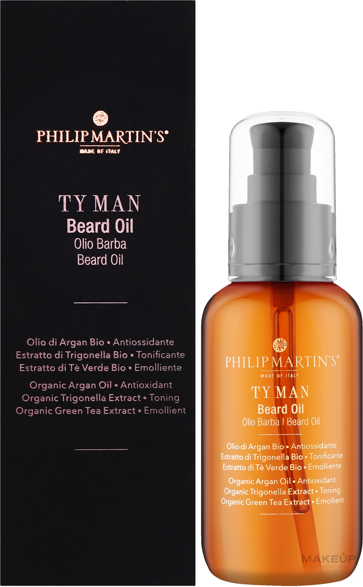 Масло для ухода за бородой - Philip Martin's Ty Man Beard Oil — фото 110ml