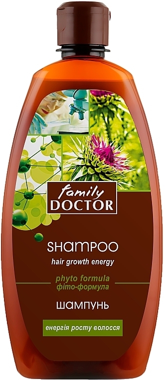 Шампунь "Фіто-формула" для прискореного росту волосся - Family Doctor — фото N1