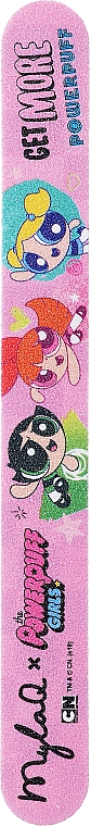 Пилочка для нігтів, 100/180 - MylaQ Powerpuff Girls 100/180 — фото N1