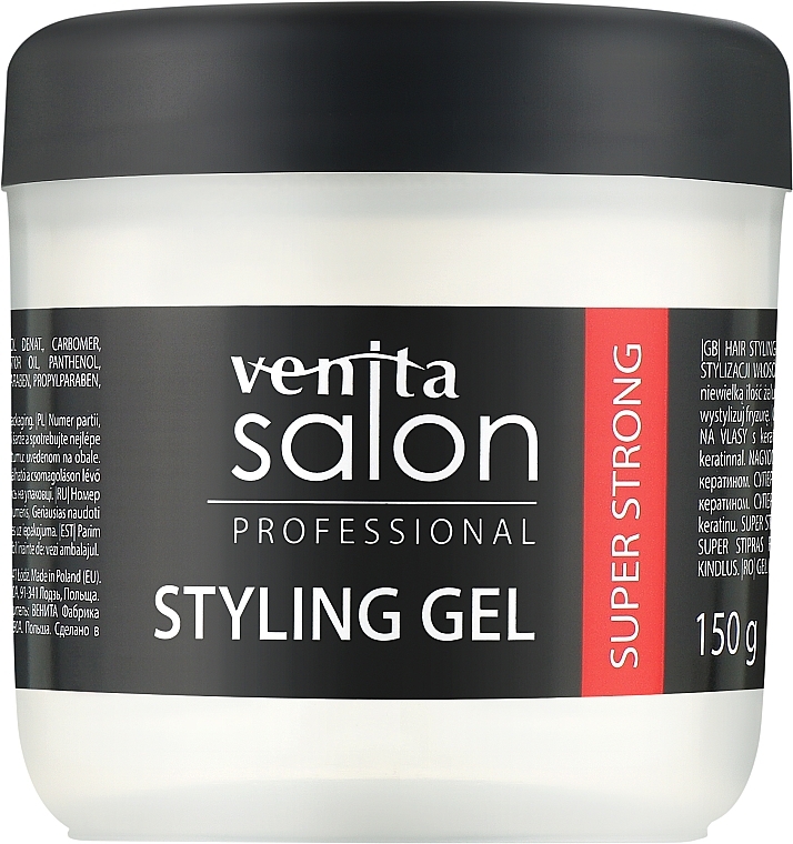 Гель для волосся - Venita Salon Professional Styling Gel Super & Mega Strong — фото N3