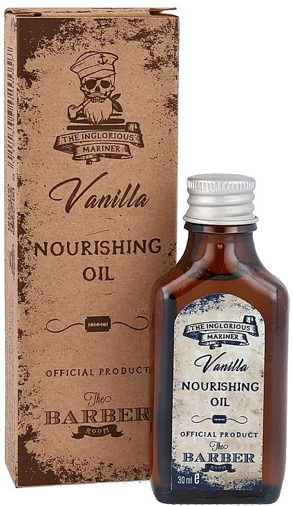 Олія для живлення та блиску бороди - The Inglorious Mariner Vanilla Nourishing Beard Oil — фото N1