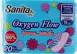 Парфумерія, косметика Гігієнічні щоденні прокладки, 16 см, 20 шт. - Sanita Oxygen Flow