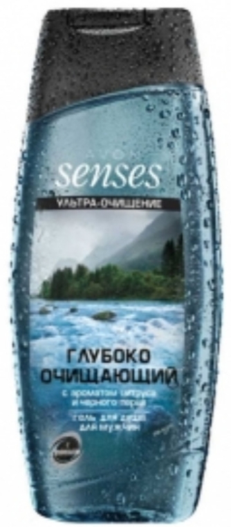 Глубоко очищающий гель для душа для мужчин "Ультра-очищение" - Avon Senses