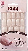 Духи, Парфюмерия, косметика Набор накладных ногтей с клеем - Kiss Salon Acrylic Nude Nails Cashmere