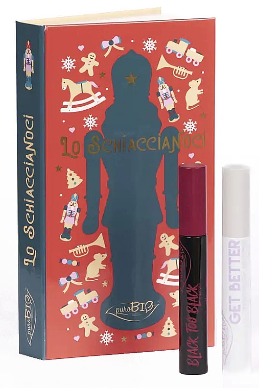 Набор "Щелкунчик" - PuroBio Cosmetics Christmas Box The Nutcracker (mascara/9.9ml + primer/10ml) — фото N1