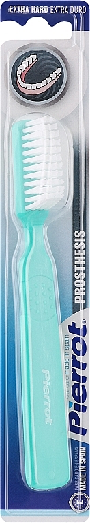 Спеціальна зубна щітка для протезів, зелена - Pierrot Prosthesis Toothbrush — фото N1