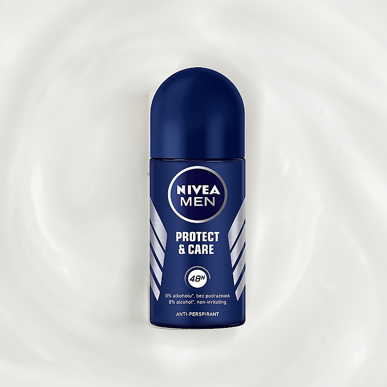 Дезодорант шариковый "Защита и забота" - NIVEA MEN Protect and Care Deodorant Roll-On 48H — фото N2