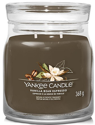 Ароматична свічка в банці "Vanilla Bean Espresso", 2 ґноти - Yankee Candle Singnature — фото N1
