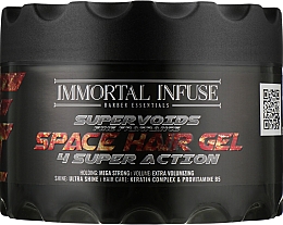 Парфумерія, косметика Космічний гель для укладання волосся - Immortal Infuse Supervoids Space Hair Gel