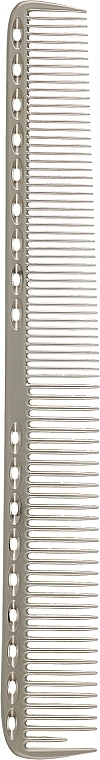 Гребінець для підстригання, 600014, комбінований, 21 см - Tico Professional Metal Graphite — фото N1