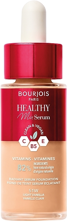 Тональная основа - Bourjois Healthy Mix Serum Foundation
