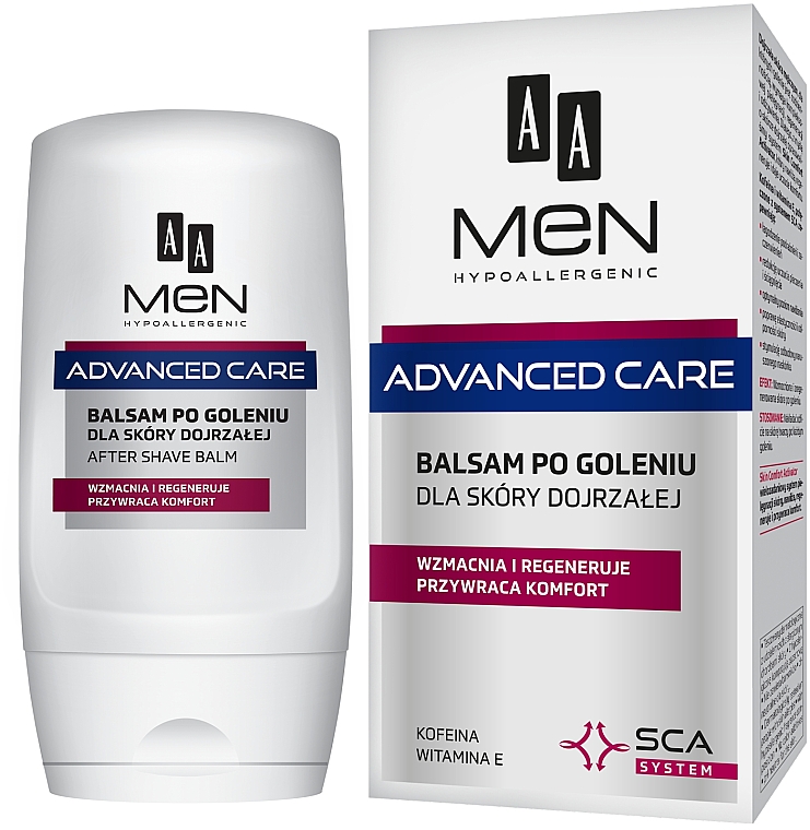 Бальзам після гоління для зрілої шкіри - AA Cosmetics Men Advanced Care After Shave Balm — фото N1