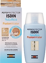 Детский флюид для тела и лица - Isdin Fotoprotector Fusion Water Pediatrics SPF50+ — фото N2