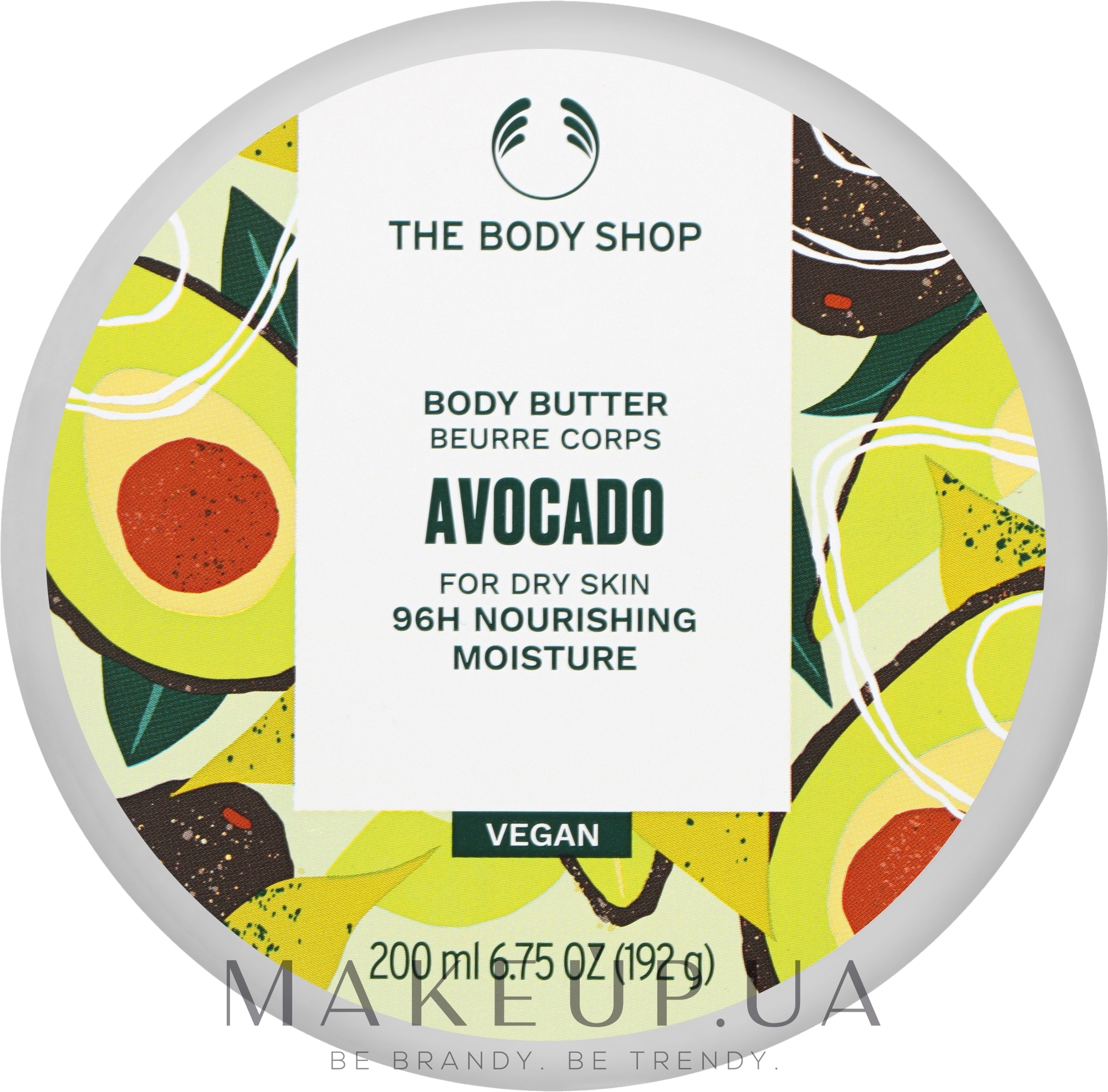 Масло для тела "Авокадо" - The Body Shop Avocado Body Butter For Dry Skin — фото 200ml