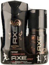 Духи, Парфюмерия, косметика Набор - Axe "Дарк Темптейшн" (Deo/150ml + sh/gel/250ml)