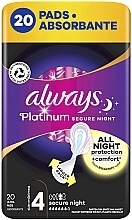 Гигиенические прокладки, размер 4, 20 шт - Always Platinum Secure Night — фото N2