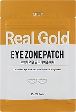 Гідрогелеві патчі із золотом для зони навколо очей - Prreti Real Gold Hydrogel Eye Patch — фото N3