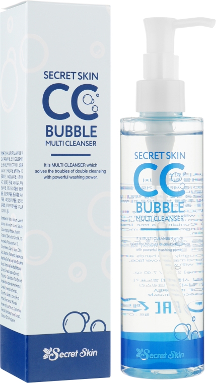 Очищувальна мікропіна для зняття макіяжу - Secret Skin CC Bubble Multi Cleanser — фото N1