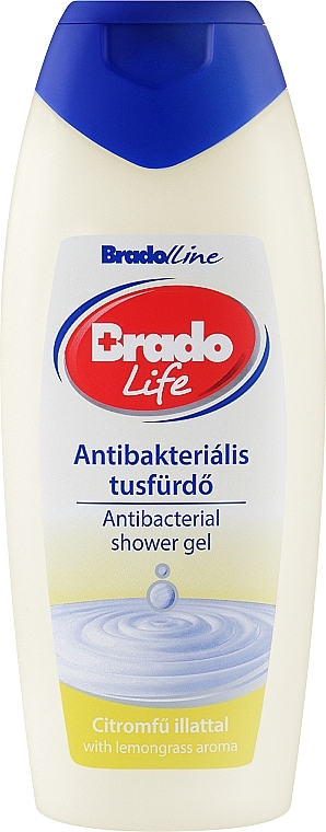 Гель для душа - BradoLine Brado Life Lemongrass Antibacterial Shower Gel — фото N1