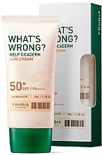 Крем сонцезахисний для чутливої шкіри SPF50+ PA++++ - Frudia What's Wrong Help Cicaderm Sun Cream — фото N2