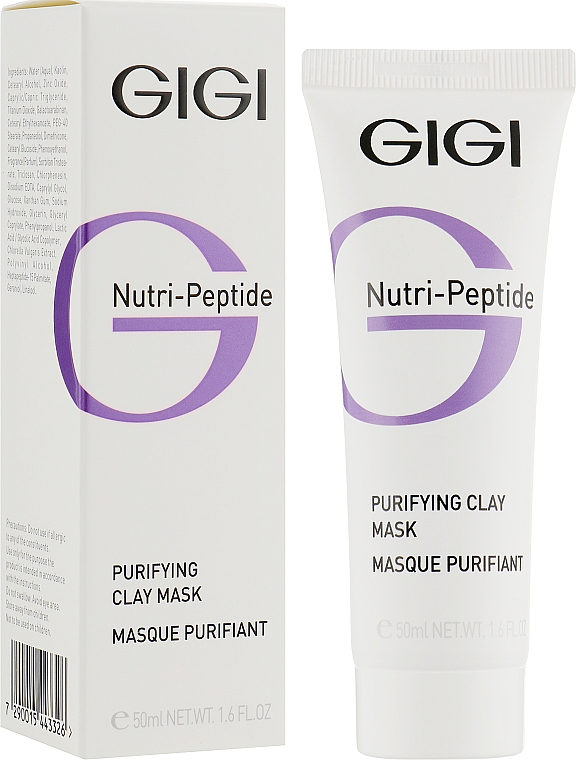 Очищувальна глиняна маска - Gigi Nutri-Peptide Purifying Clay Mask — фото N4