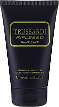Trussardi Riflesso Blue Vibe Gift Pack - Набір (edt/50ml + sh/gel/100ml) — фото N4