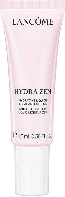 Рідкий засіб-догляд для зволоження і сяяння шкіри обличчя - Lancome Hydra Zen Anti-Stress Glow Liquid Moisturizer (міні) — фото N1