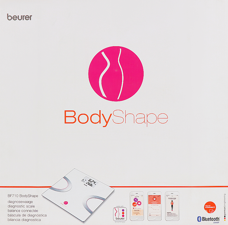 УЦЕНКА Диагностические весы - Beurer BF 710 Pink * — фото N2