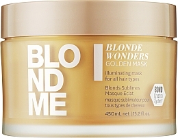 Маска для волос - Schwarzkopf Professional Blondme Blonde Wonders Golden Mask — фото N1