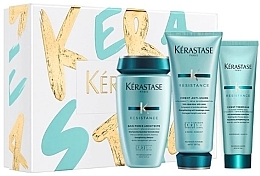 Духи, Парфюмерия, косметика Набор - Kerastase Resistance Force Architecte (shm/250ml + mask/200ml + milk/150ml)