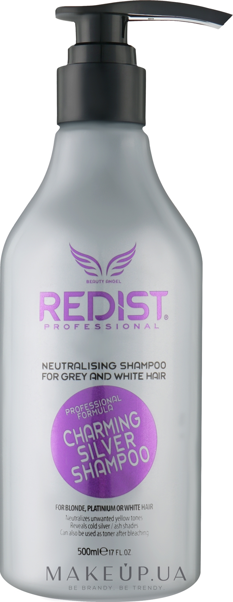 Срібний шампунь проти жовтизни для світлого волосся - Redist Professional Charming Silver Shampoo — фото 500ml