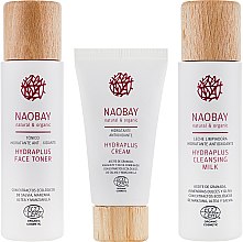 Набір - Naobay Hydraplus (cr/50ml + milk/100ml + toner/100ml) — фото N2