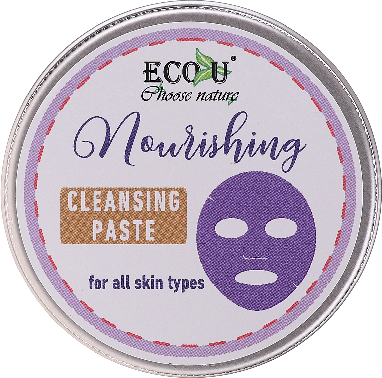 Очищающая паста для лица - ECO U Nourishing Cleansing Paste For All Skin Types