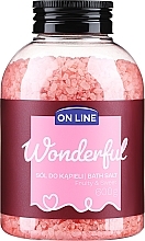 Парфумерія, косметика Сіль для ванни "Солодощі й фрукти" - On Line Fruity & Sweet Bath Salt