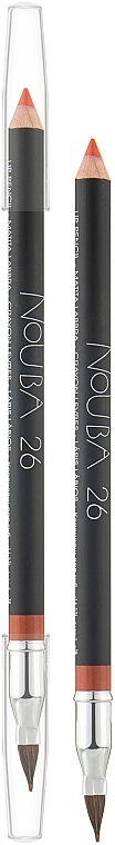 Косметический карандаш для губ с кисточкой - Nouba