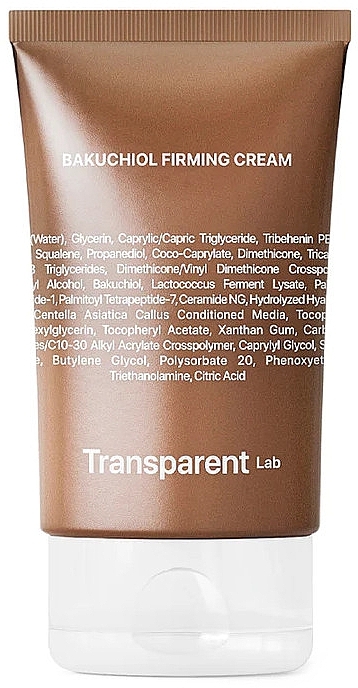 Зміцнювальний крем для обличчя з бакучіолом - Transparent Lab Bakuchiol Firming Cream — фото N1