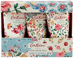 Духи, Парфюмерия, косметика Набор - Heathcote & Ivory Cath Kidston Cottage Patchwork Hand Cream Trio (h/cr/mini/30mlx3)