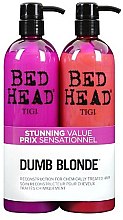 Парфумерія, косметика Набір - Tigi Bed Head Dumb Blonde Duo Kit (sh/750ml + cond/750ml)