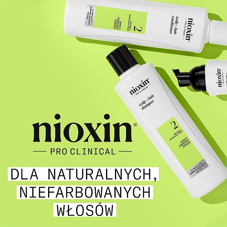 Набор - Nioxin Pro Clinical System 2 Set (sh/150ml + cond/150ml + ser/40ml) — фото N2