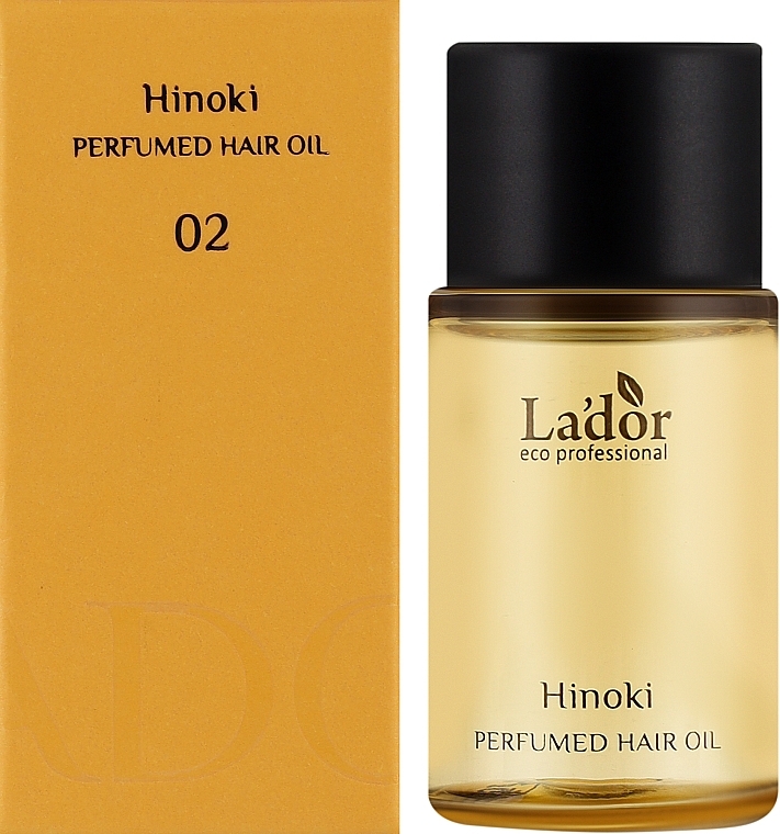 Парфумована олія для нормального волосся - La'dor Perfumed Hair Oil 02 Hinoki (міні) — фото N2