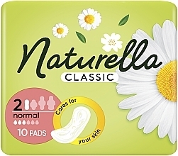 Гігієнічні прокладки з крильцями, 10 шт. - Naturella Classic Normal — фото N2