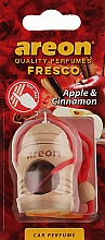Духи, Парфюмерия, косметика Ароматизатор для авто "Яблоко и корица" - Areon Fresco Apple & Cinnamon