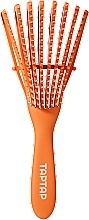 Щетка для вьющихся волос, оранжевая - Taptap — фото N1
