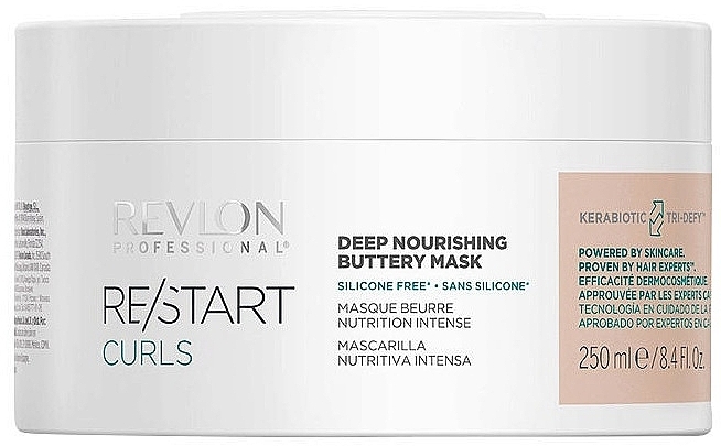 Питательная маска для вьющихся волос - Revlon Professional ReStart Curls Deep Nourishing Buttery Mask — фото N1