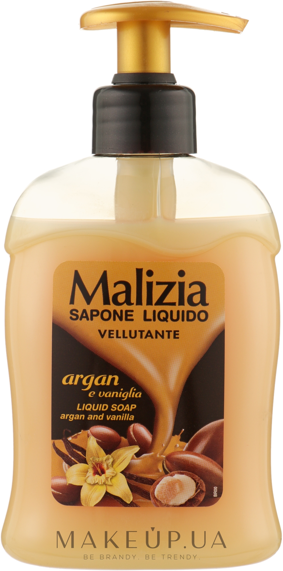 Жидкое мыло "Аргана и ваниль" - Malizia Liquid Soap Argan And Vaniglia — фото 300ml