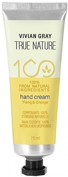 Крем для рук - Vivian Gray True Nature Nature Ylang & Orange Hand Cream — фото N1