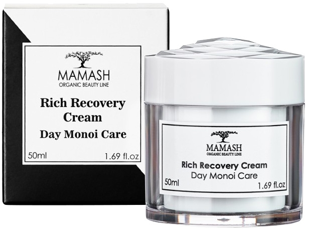 Обогащенный дневной крем Монои - Mamash Organic Day Monoi Care Rich Recovery Cream