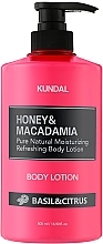 Парфумерія, косметика Лосьйон для тіла "Базилік і цитрусові" - Kundal Honey & Macadamia Body Lotion Basil & Citrus