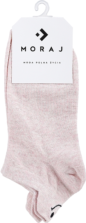 Жіночі шкарпетки CSD240-047, блідо-рожеві - Moraj — фото N1