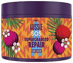 Восстанавливающая маска для волос - Aussie SOS Supercharged Repair Hair Mask — фото N1